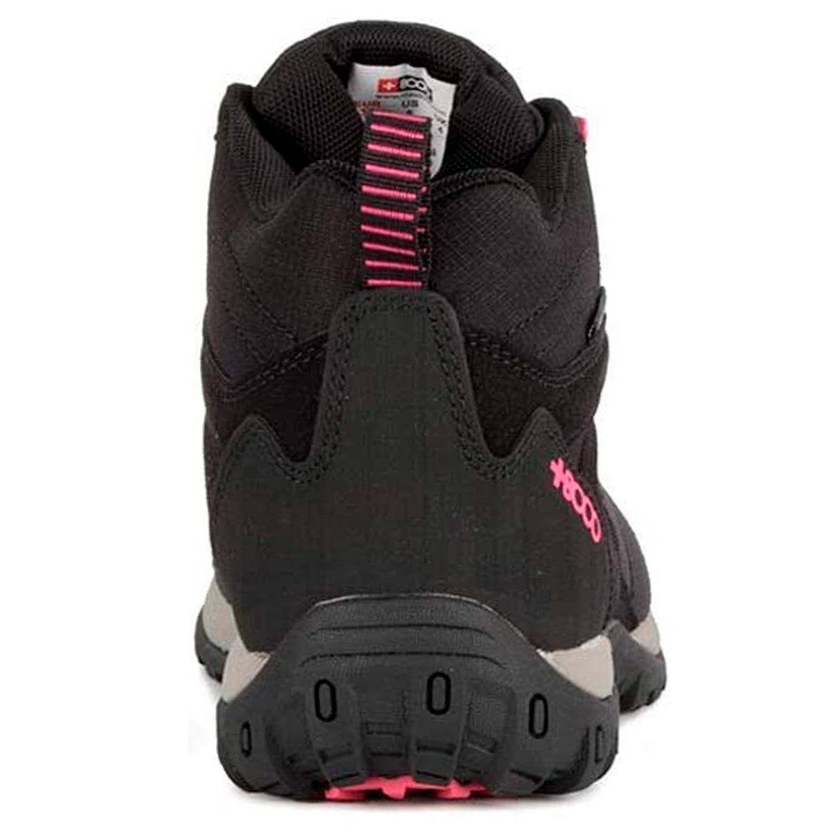 BOTÍN +8000 MUJER TAVOS NEGRO FUCSIA-4