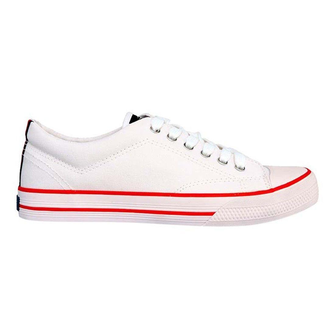 Zapatilla Lona Blanca Derby Unisex Topper-1
