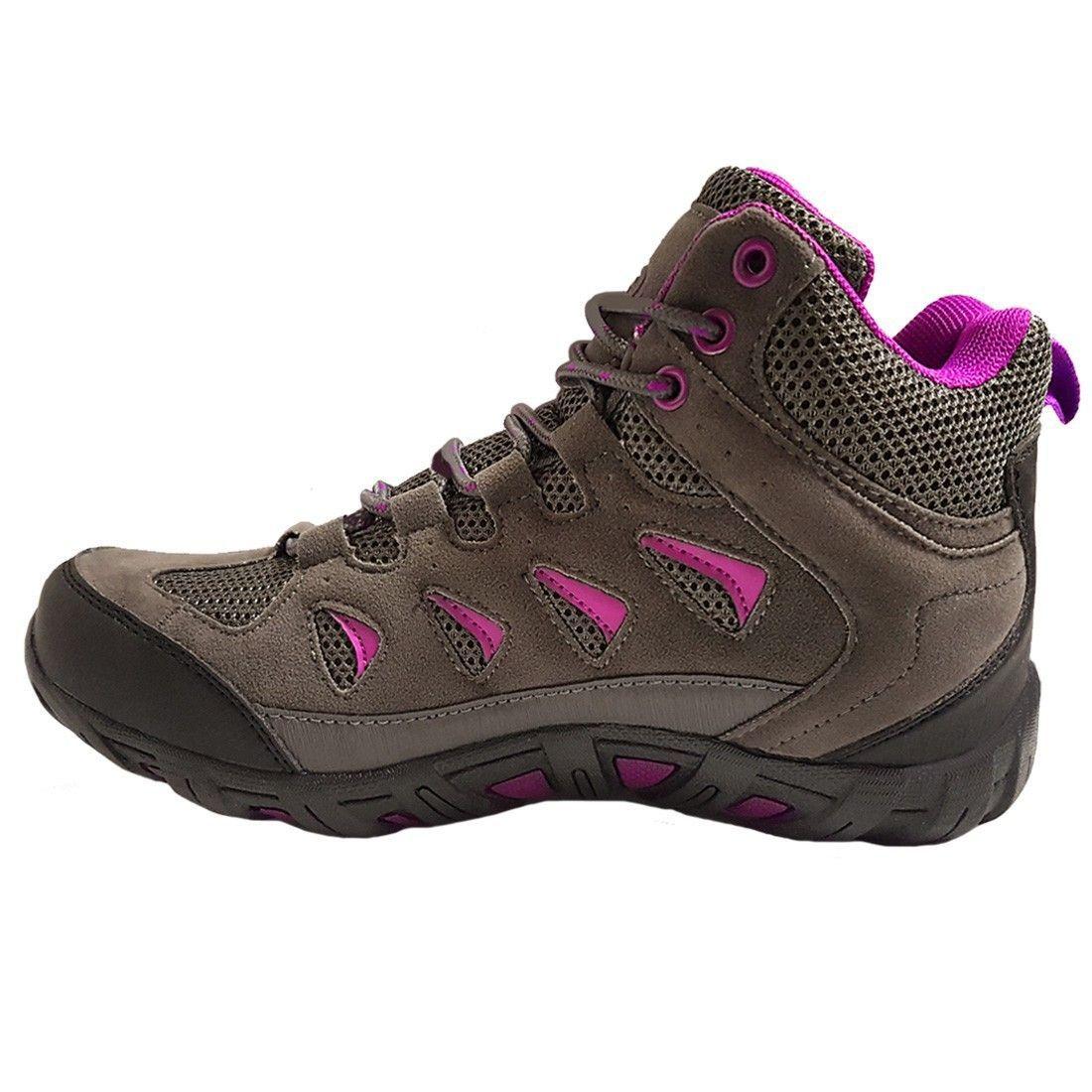 ZAPATILLA GOLF OUTDOOR MUJER GRIS PARDO/FUCSIA-3