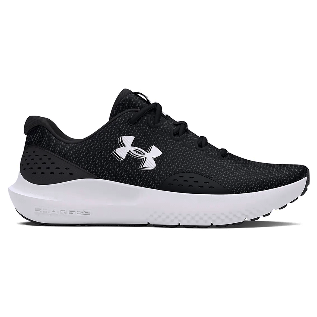 ZAPATILLA UNDER ARMOUR MUJER CHARGED SURGE 4 NEGRO/BLANCO-0