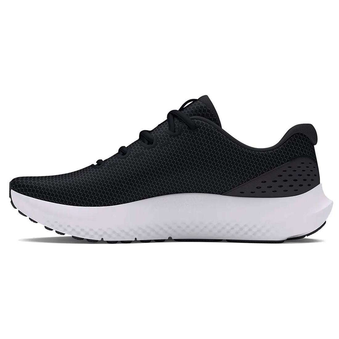 ZAPATILLA UNDER ARMOUR MUJER CHARGED SURGE 4 NEGRO/BLANCO-1