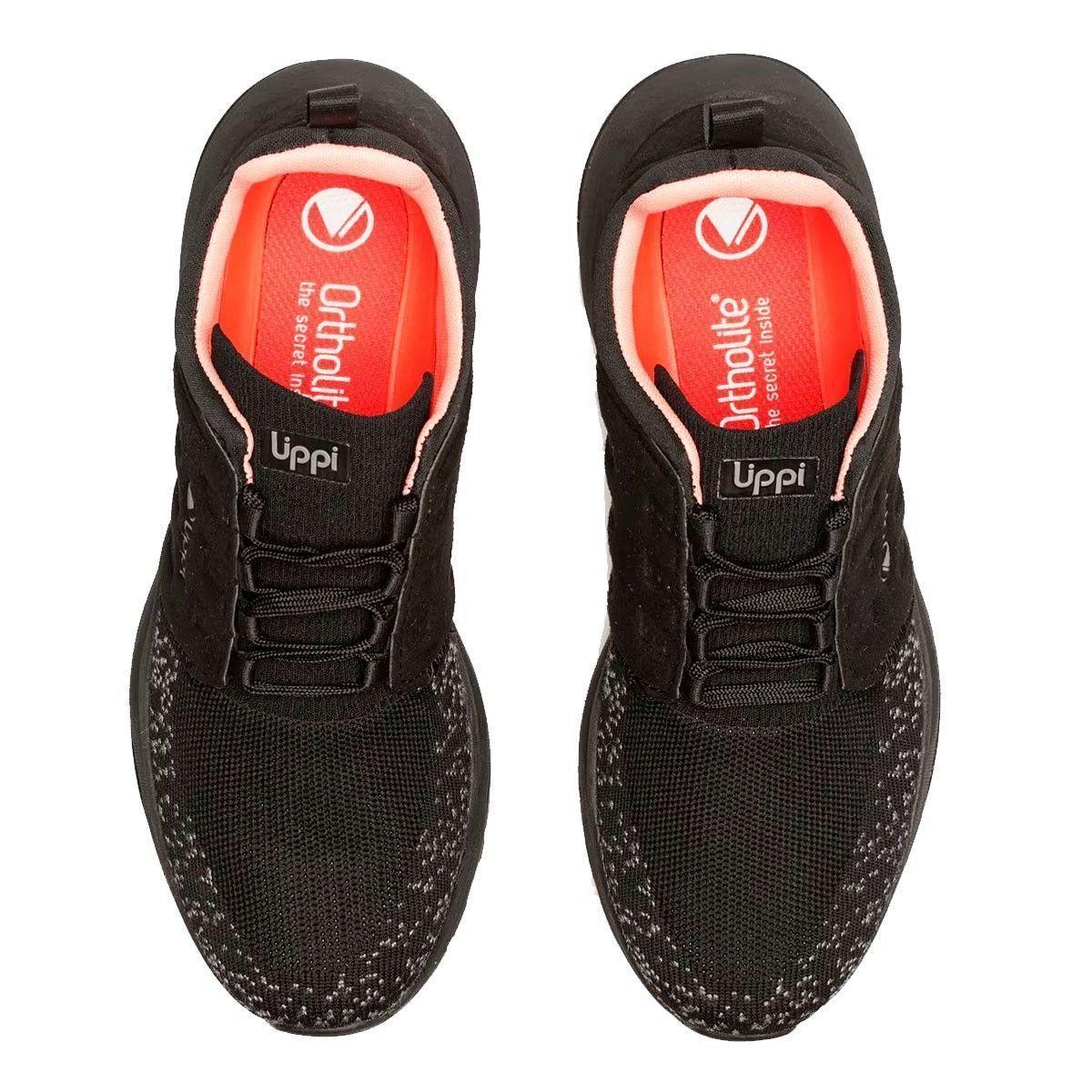 ZAPATILLA LIPPI MUJER WOOL STEP CITY BLACKCORAL-5