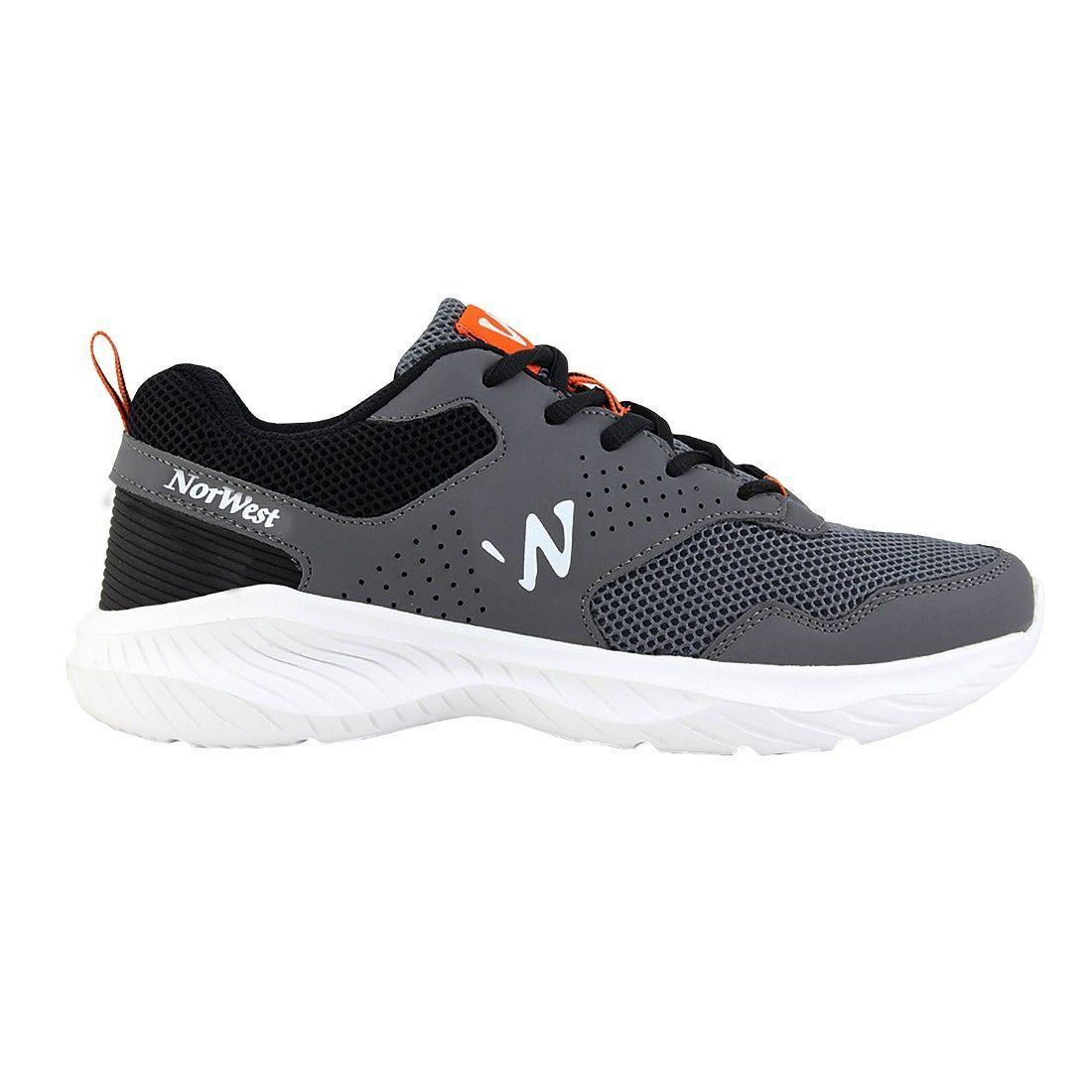 ZAPATILLA NORWEST BEGIN RUN HOMBRE GRISNARANJANEGRO-0