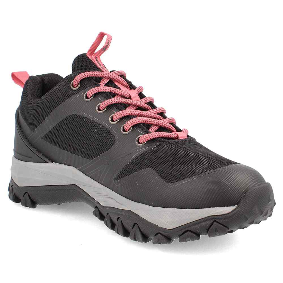 ZAPATILLA OUTDOOR MUJER WEINBRENNER URAL NEGRO ROSADO-0