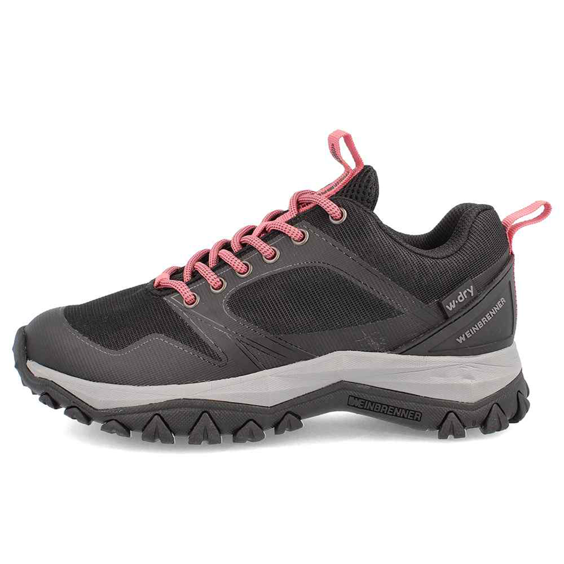 ZAPATILLA OUTDOOR MUJER WEINBRENNER URAL NEGRO ROSADO-1