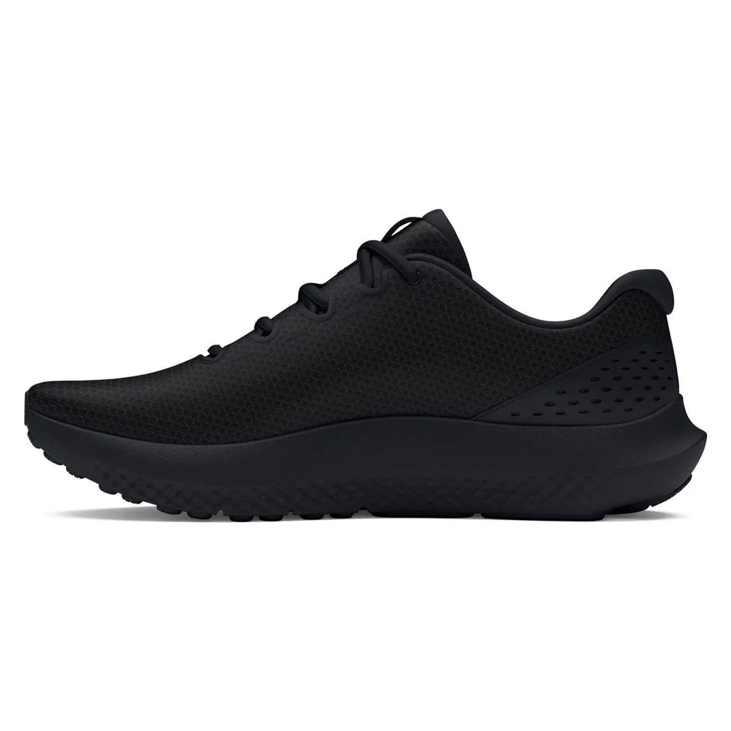 ZAPATILLA UNDER ARMOUR MUJER CHARGED SURGE 4 NEGRO NEGRO-1