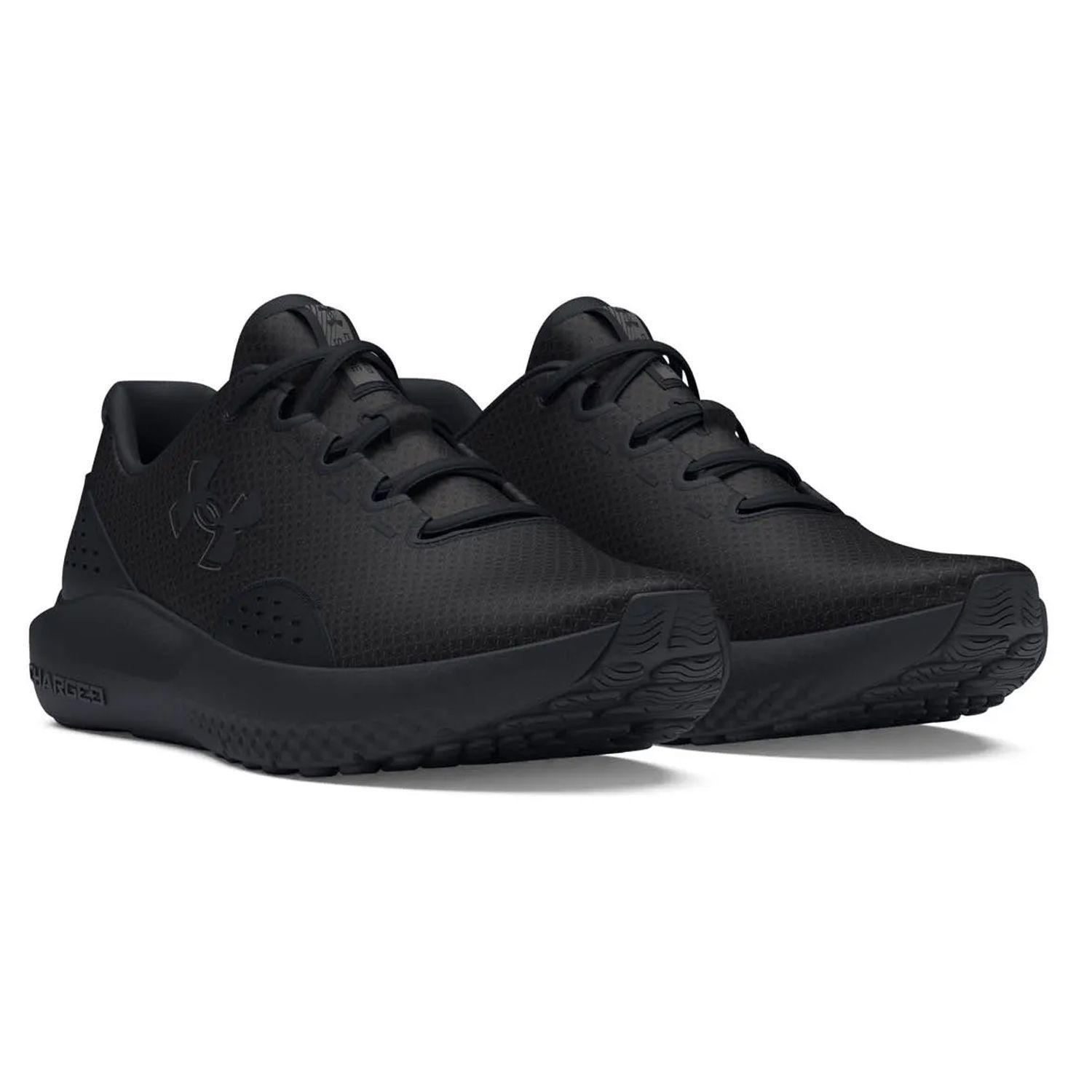 ZAPATILLA UNDER ARMOUR MUJER CHARGED SURGE 4 NEGRO NEGRO-4