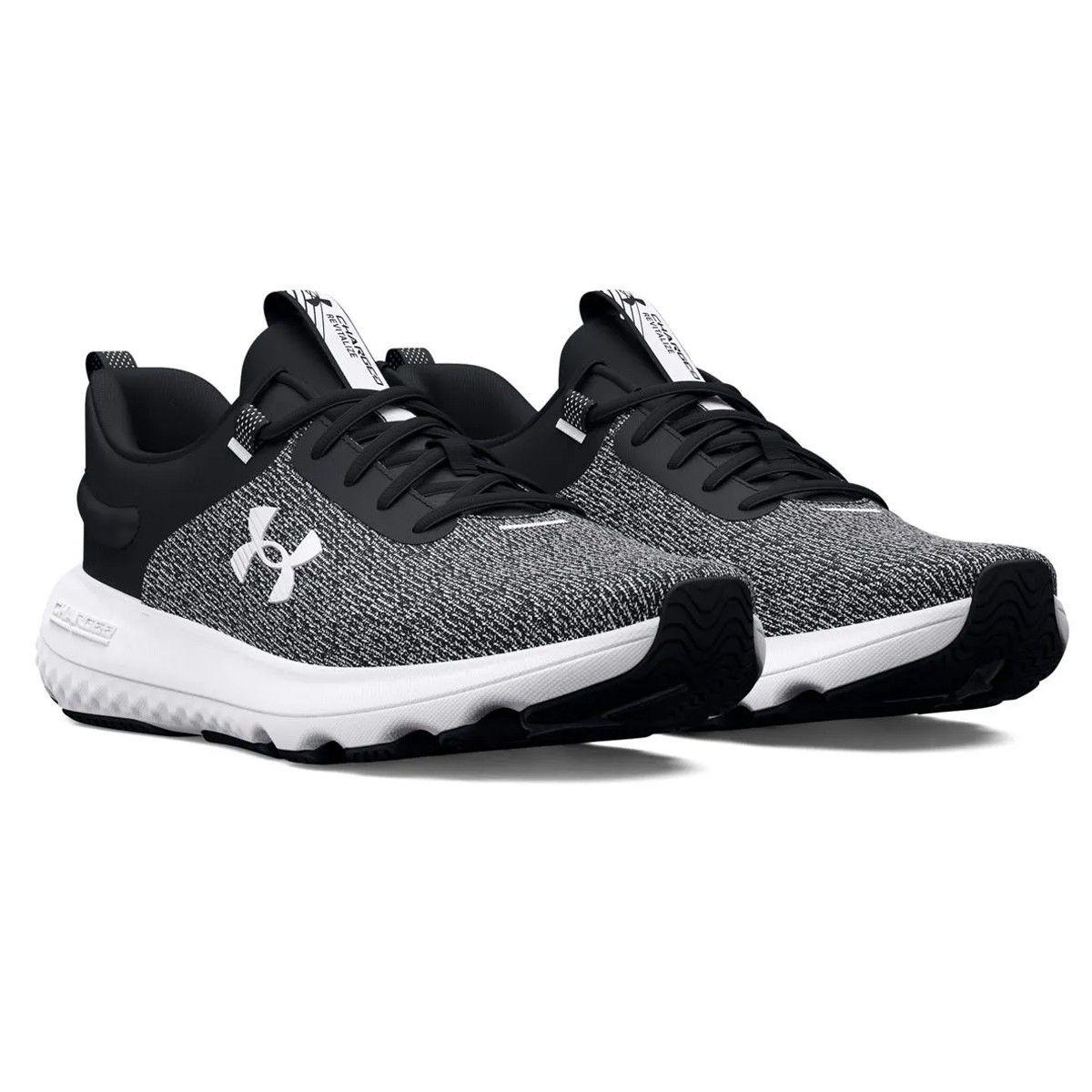 ZAPATILLA UNDER ARMOUR MUJER CHARGED REVITALIZE NEGRO GRIS-2