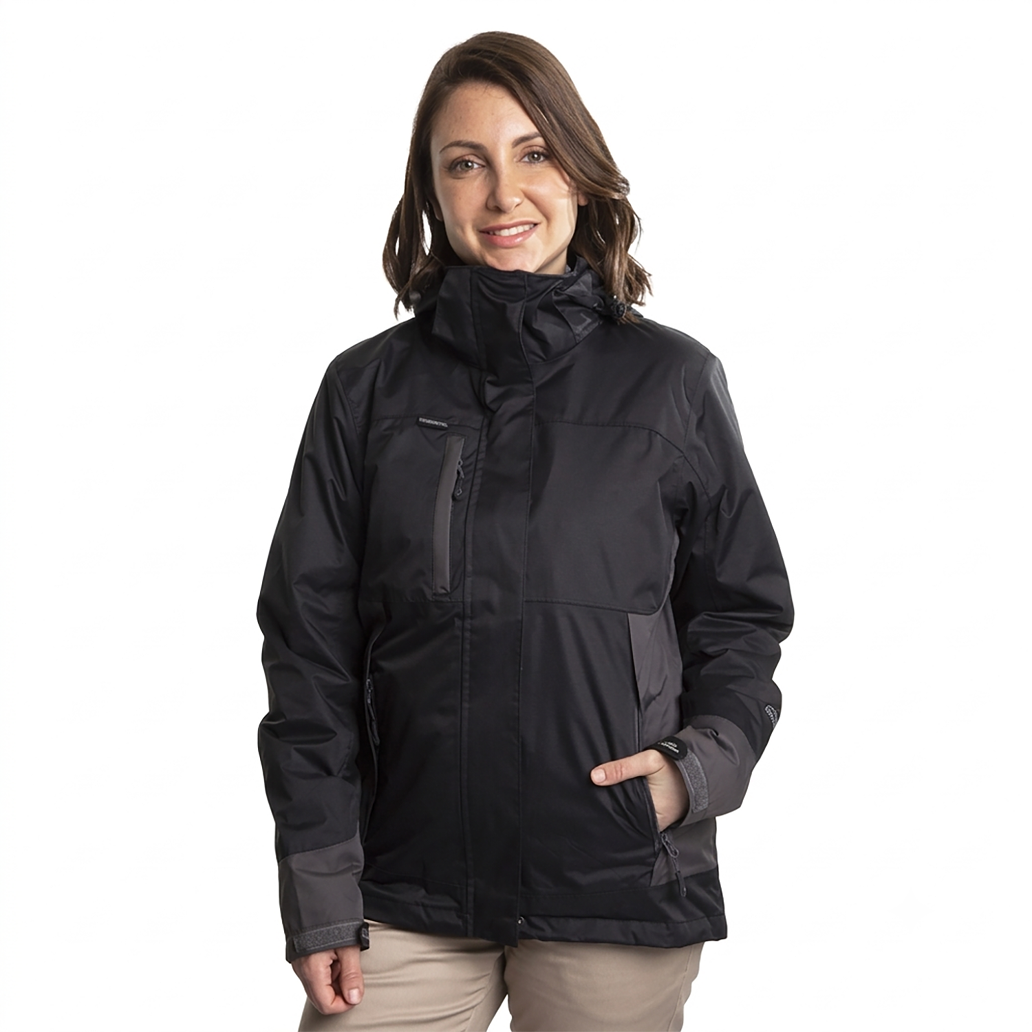 PARKA 3 EN 1 MUJER ROSSIGNOL GEORGE NEGRO-0