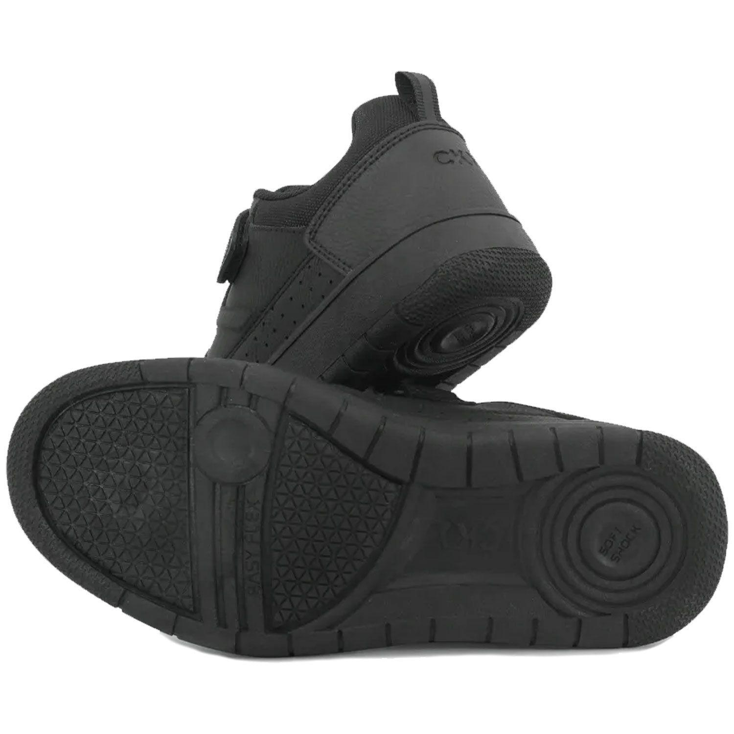 ZAPATILLA ESCOLAR NEGRA COLLOKY CON VELCRO ELÁSTICO Y PLANTILLA DE MEMORY FOAM-2