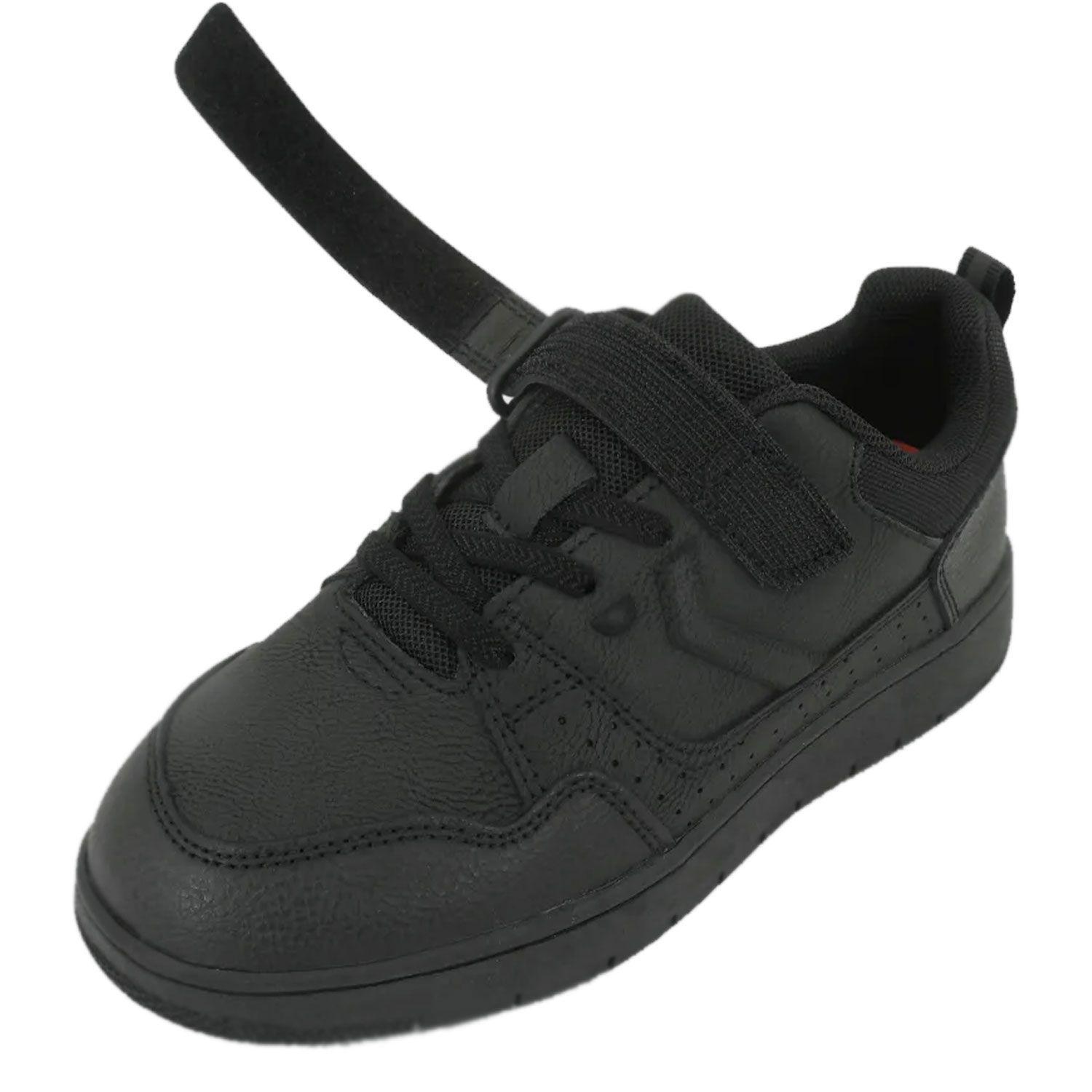 ZAPATILLA ESCOLAR NEGRA COLLOKY CON VELCRO ELÁSTICO Y PLANTILLA DE MEMORY FOAM-7