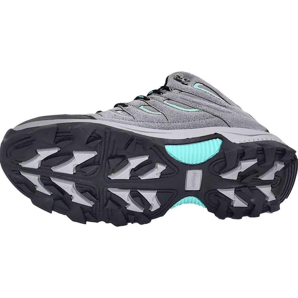 BOTÍN NORWEST MUJER ARTIC HI GRIS TURQUESA-4