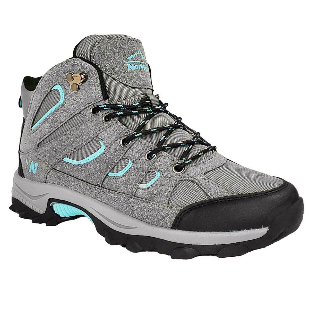 BOTÍN NORWEST MUJER ARTIC HI GRIS TURQUESA-0