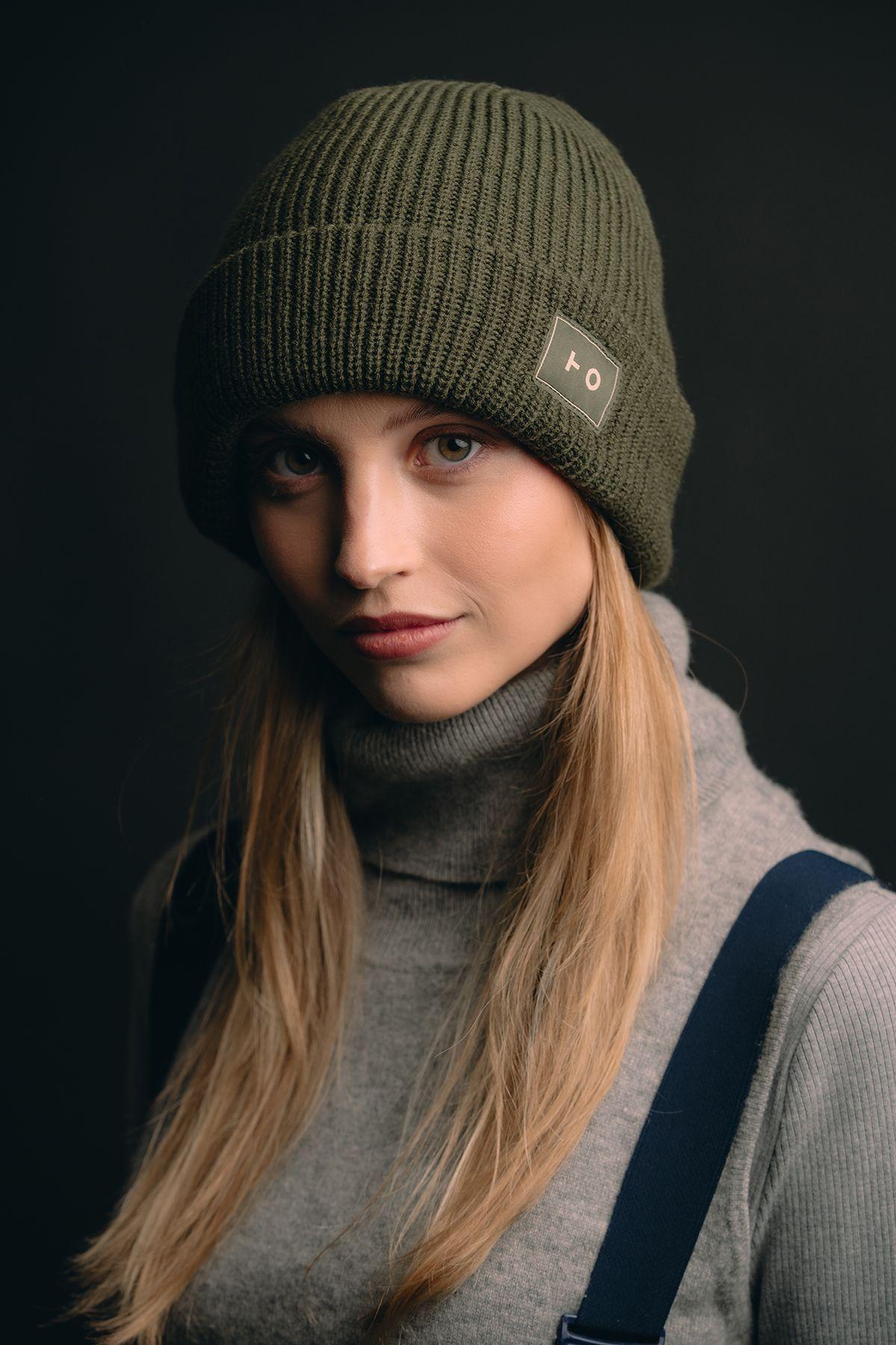 Gorro Beanie Verde Oliva Inztinto-4
