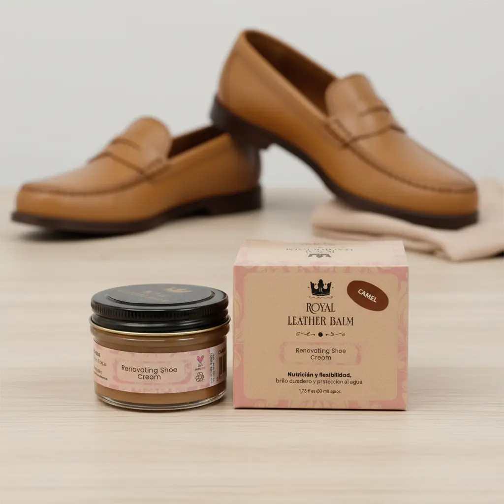 Crema Calzado Renovadora Color Camel-2