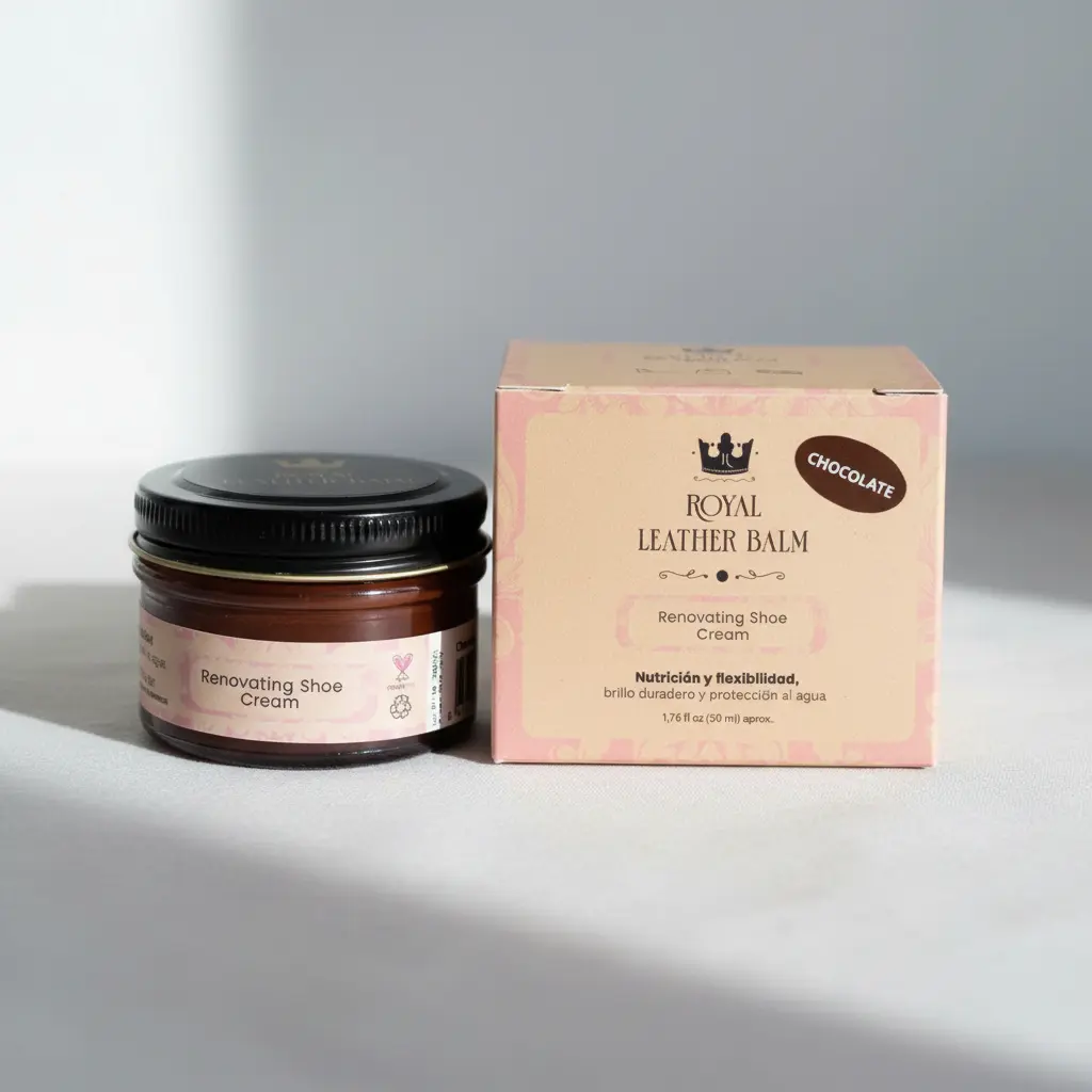 Crema Renovadora Calzado Color Chocolate-4