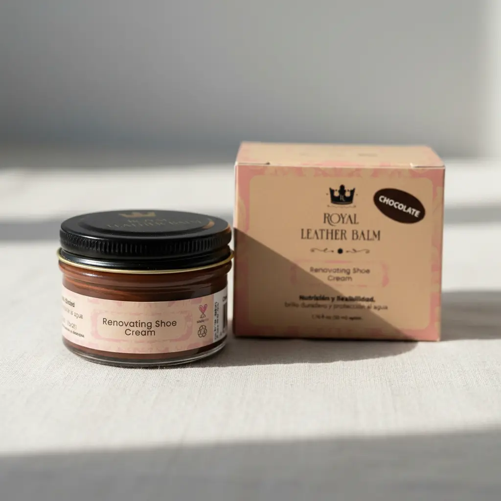 Crema Renovadora Calzado Color Chocolate-5