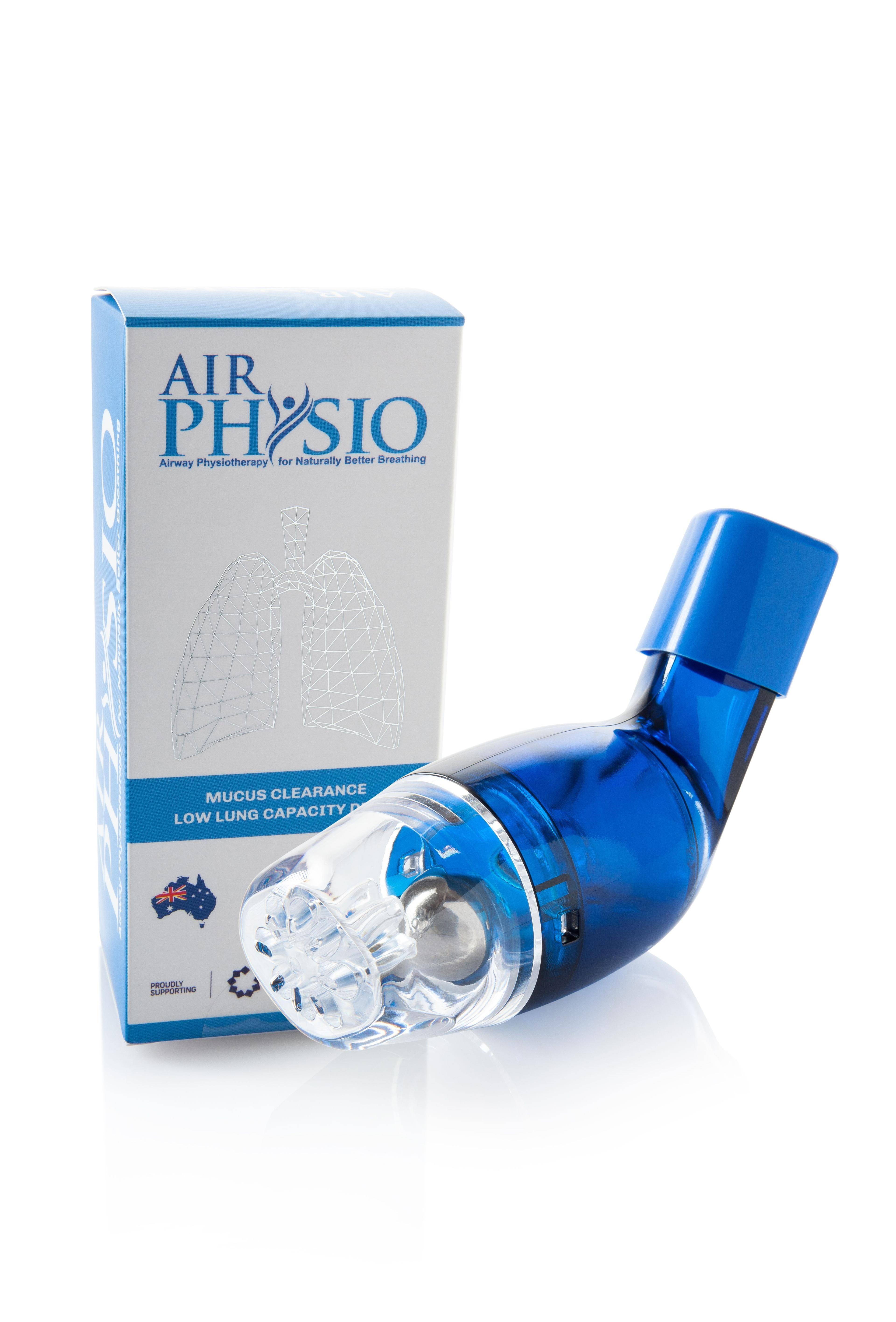 Airphysio azul dispositivo PEPO para Baja Capacidad Pulmonar-0