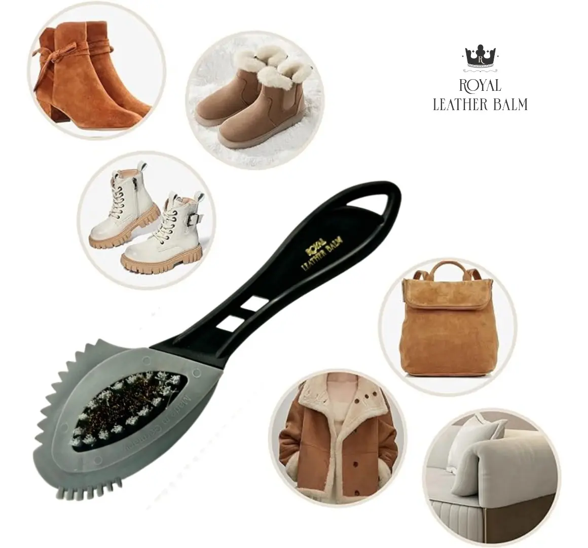 Cepillo Y Goma Alemanes Zapatos Gamuza Nobuck Pigskin RLB-4