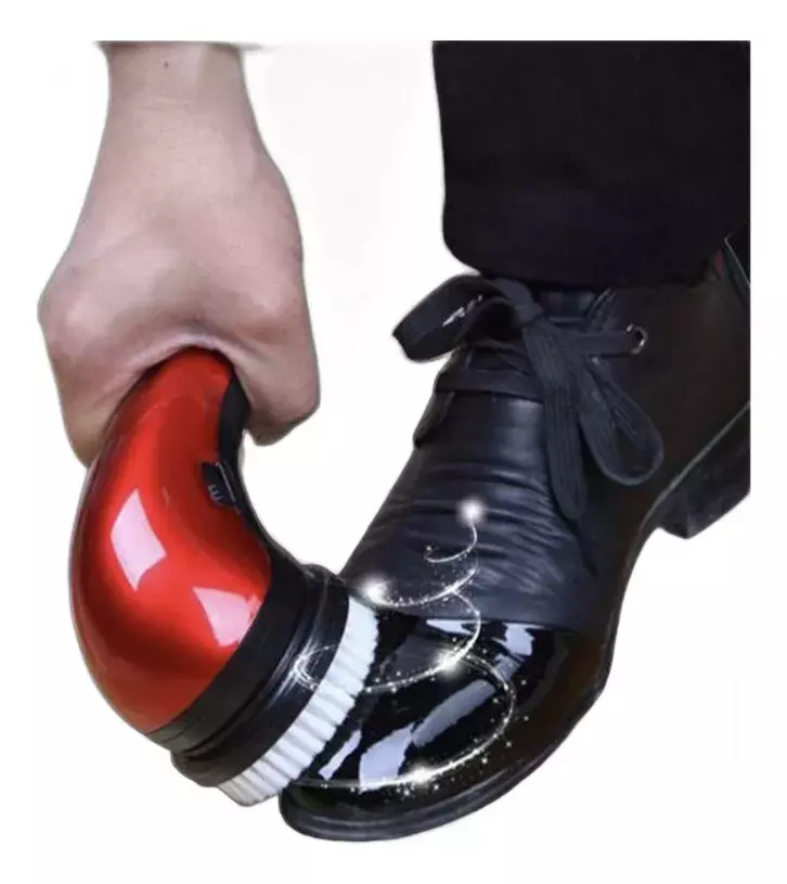 Pulidor Zapatos Lustrador Eléctrico Profesional 6 Piezas-2
