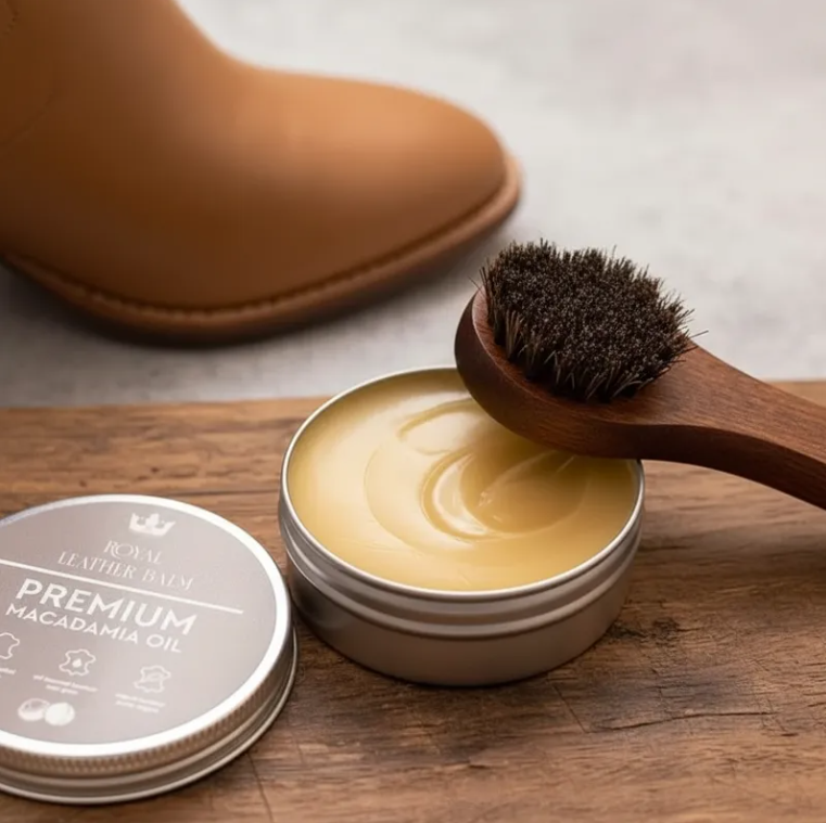 Crema Aceite Macadamia Para Cuero Vegano Liso Y Graso-0