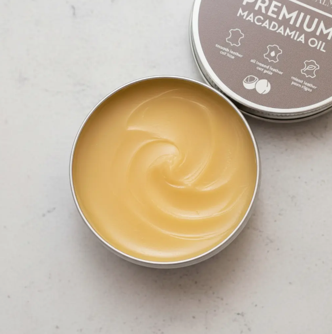 Crema Aceite Macadamia Para Cuero Vegano Liso Y Graso-1