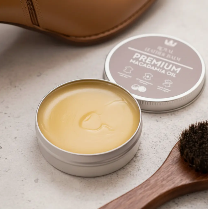Crema Aceite Macadamia Para Cuero Vegano Liso Y Graso-2
