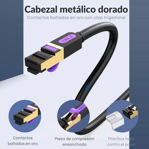 15 Mts. Cat7 Sftp 10gbps. Cable Red Ethernet Rj45. Vention.-6