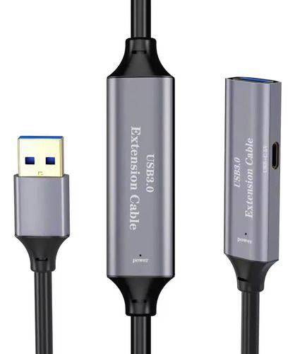 Cable Extensión Usb 3.0 5m Activo C/chip Macho Hembra 5gbps-3