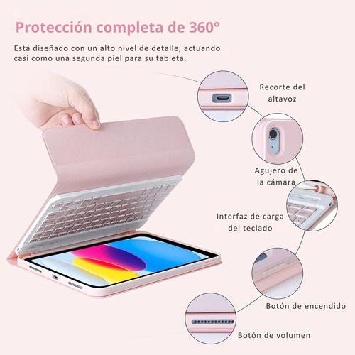 Carcasa iPad Pro 11 1/2/3 Gen Con Teclado + Lamina Paperlike-6
