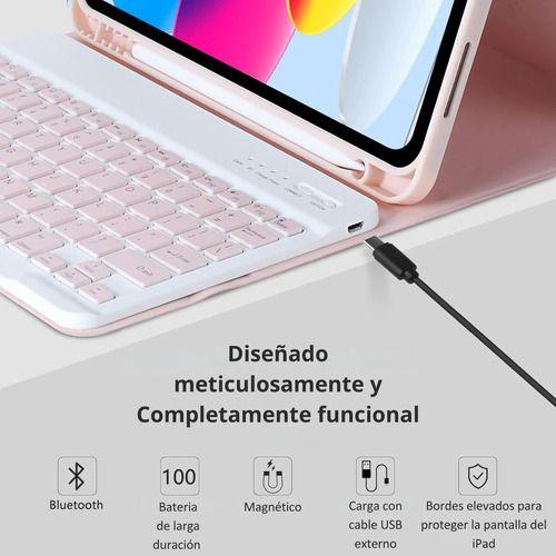 Carcasa iPad Pro 11 1/2/3 Gen Con Teclado + Lamina Paperlike-8