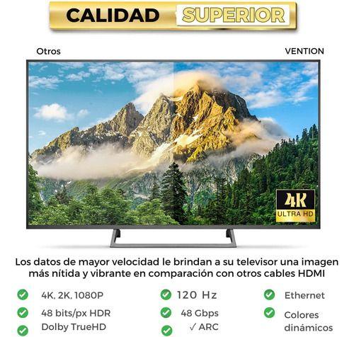 Cable Hdmi 2.0 15 Metros Vention Premium Certificado 4k 60hz-1