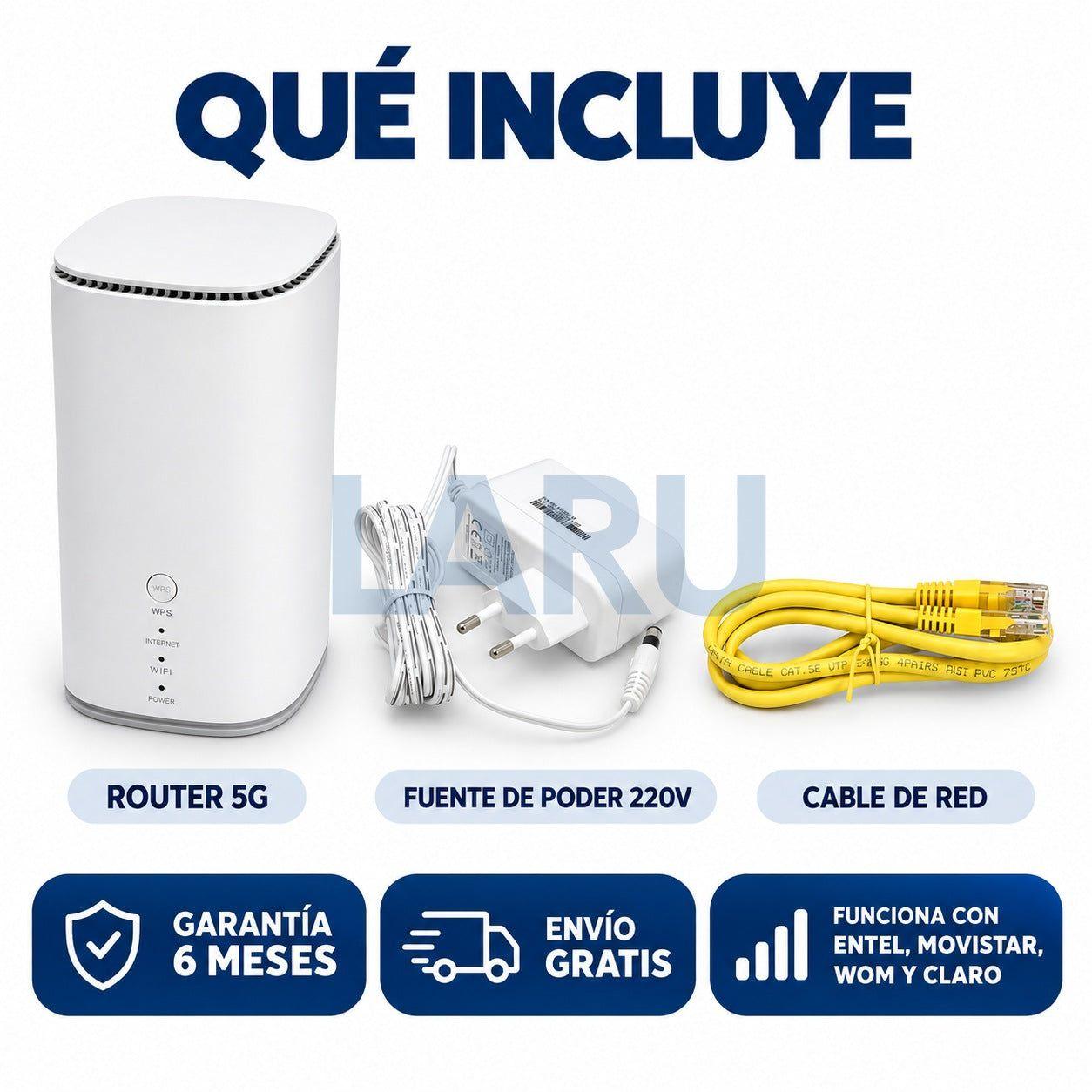 Router Zte 5g 4g Lte Sim Connect Hub Global Blanco 110v/220v-8