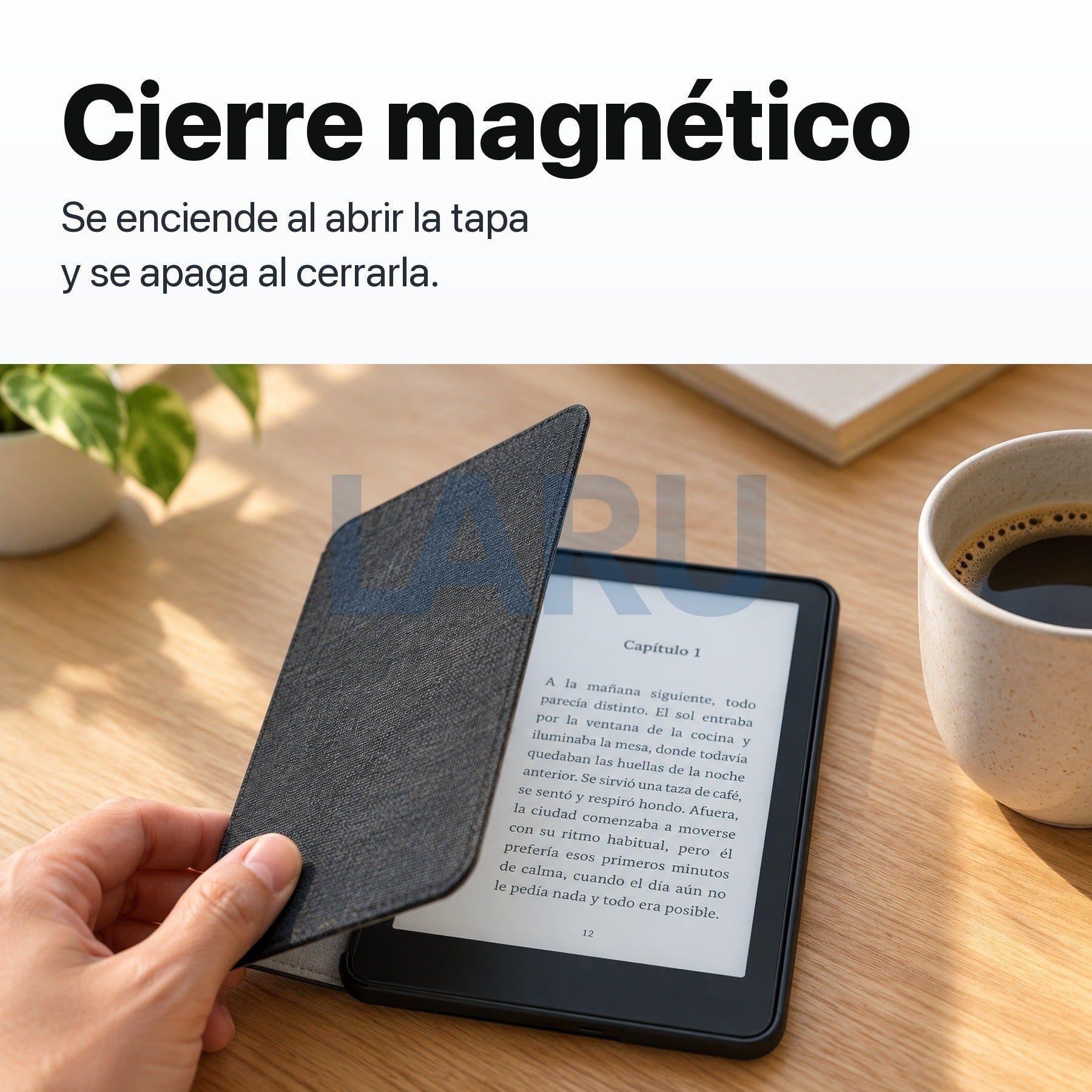 Funda Microfibra + Mica Kindle Paperwhite 2024 12va Gen 7 Pulgadas-2