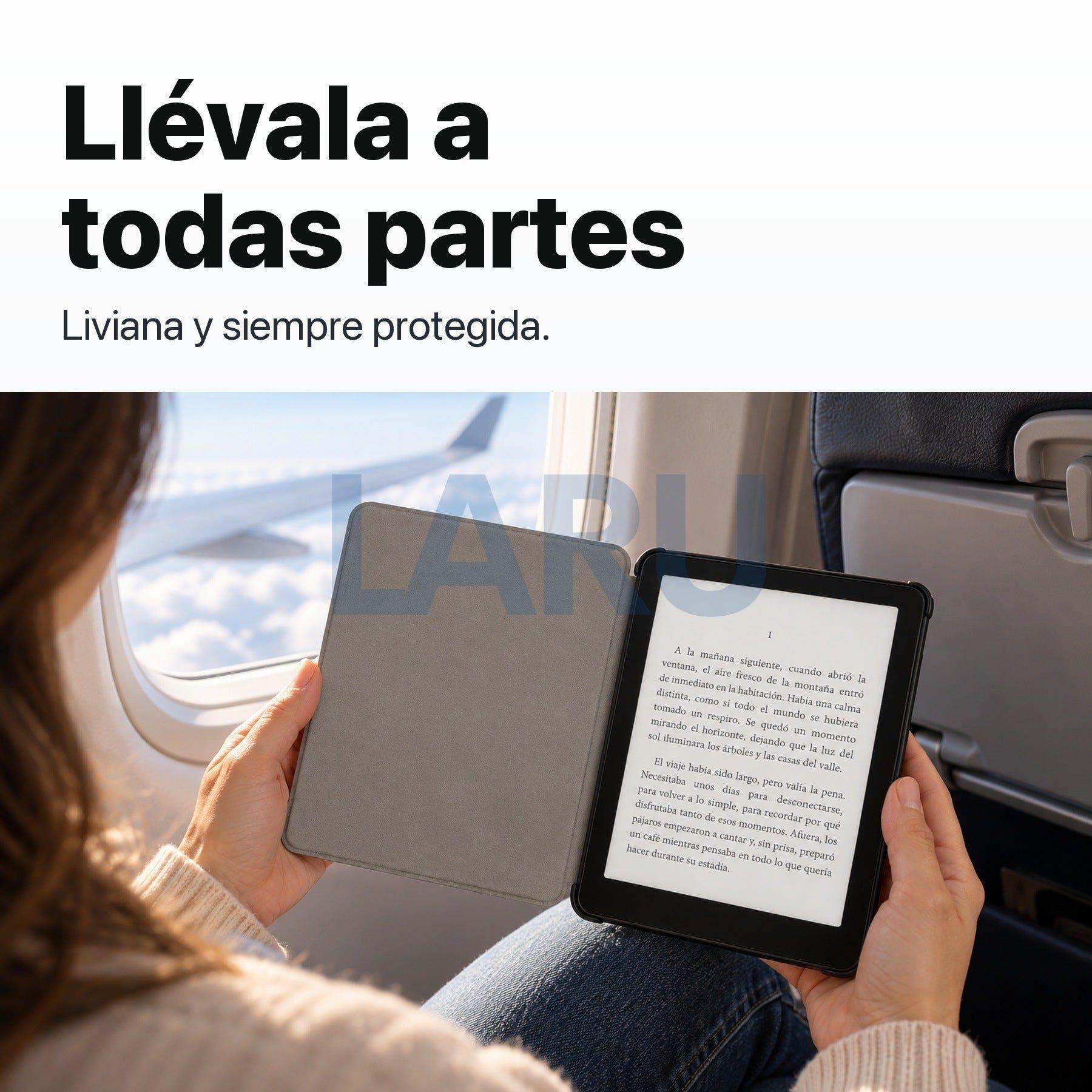 Funda Microfibra + Mica Kindle Paperwhite 2024 12va Gen 7 Pulgadas-7