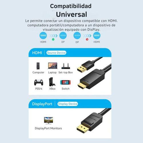 Cable Displayport Displayport 4k 60hz 1m Vention Premium-5
