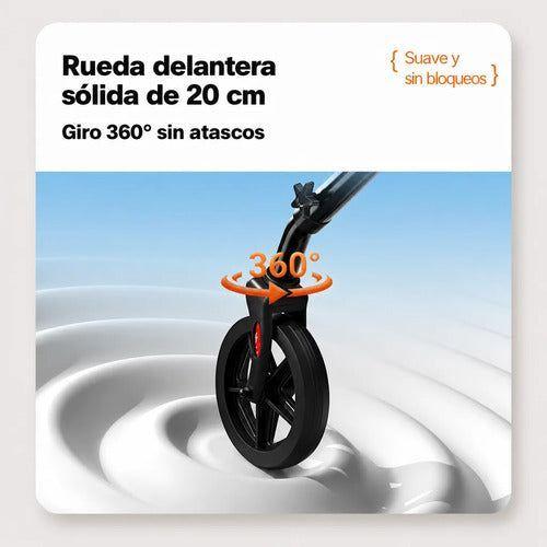 Andador Ortopédico Plegable DIETEC 3 en 1 con Asiento y Frenos 136kg-3