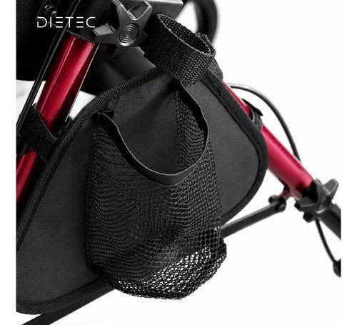Andador Ortopédico Plegable DIETEC 3 en 1 con Asiento y Frenos 136kg-5