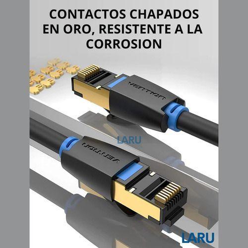 0.5 Mts. Cat8 Sftp 40gbps. Cable Red Ethernet Rj45. Vention.-4