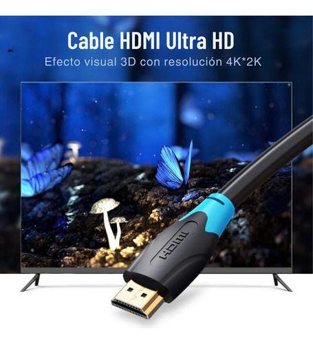Cable Hdmi 2.0 1 Metro Vention Premium Certificado 4k 60hz-2