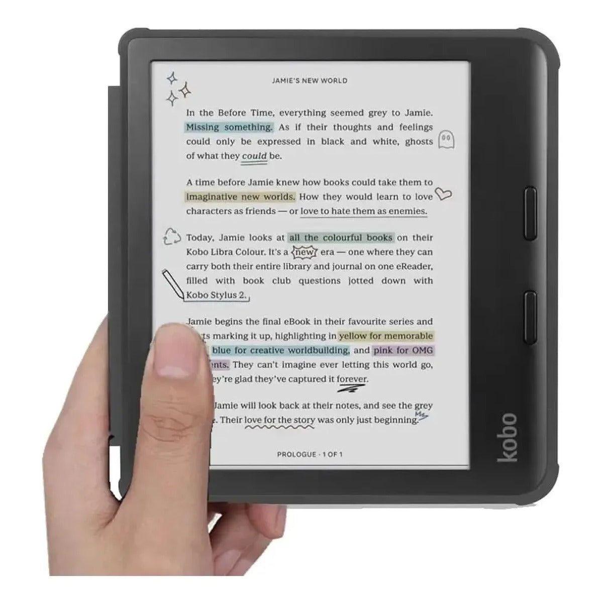 Funda Premium Tapa Transparente Kobo Libra Colour y Libra 2 Dietec-3