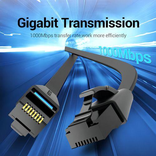 Cable Red Cat6 Plano Flat 30m Patch Cord Utp Rj45 Vention-4