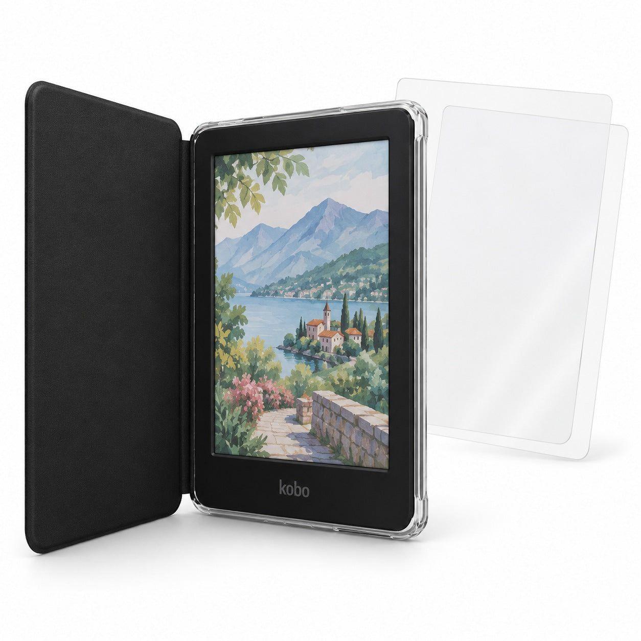 Funda Acrílica + 2 Micas Kobo Clara Colour y Clara BW Dietec-0