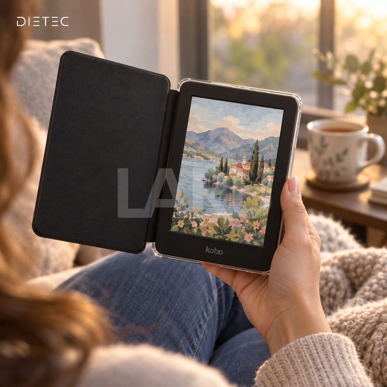 Funda Acrílica + 2 Micas Kobo Clara Colour y Clara BW Dietec-2