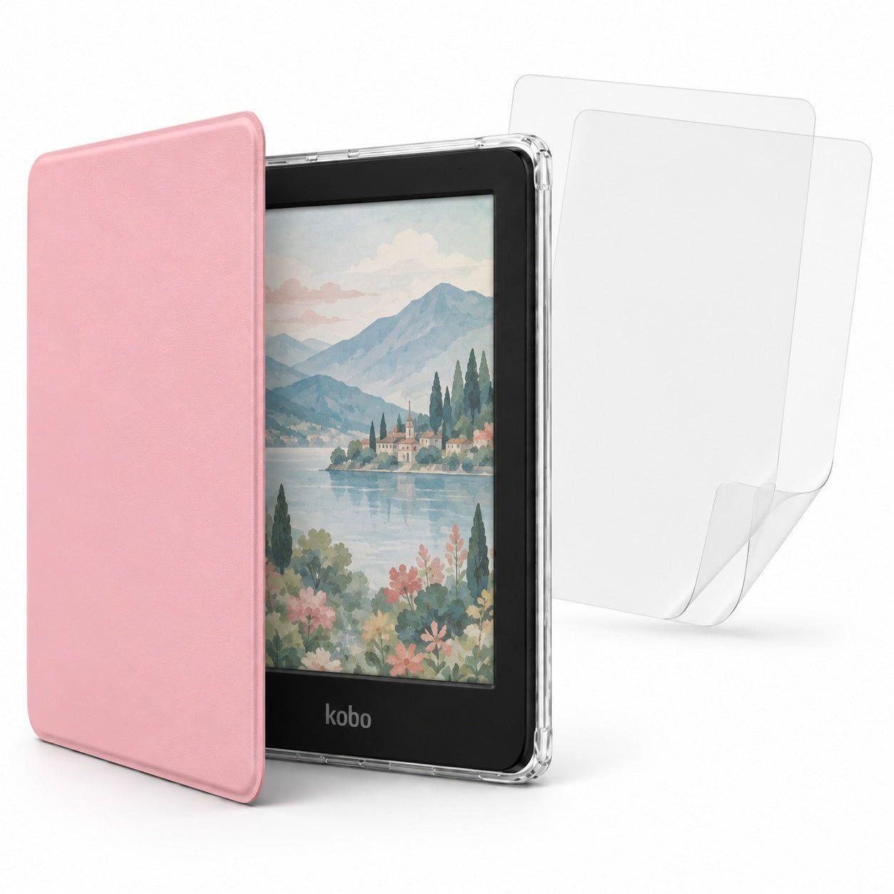 Funda Acrílica + 2 Micas Kobo Clara Colour y Clara BW Dietec-0