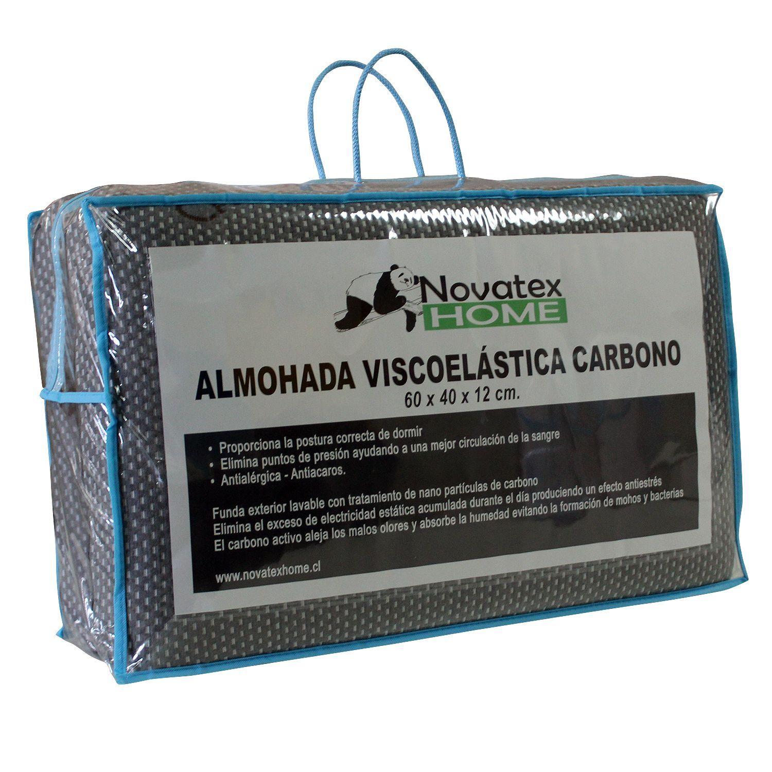Pack Almohada Viscoelastica Carbono 80*40*12-1