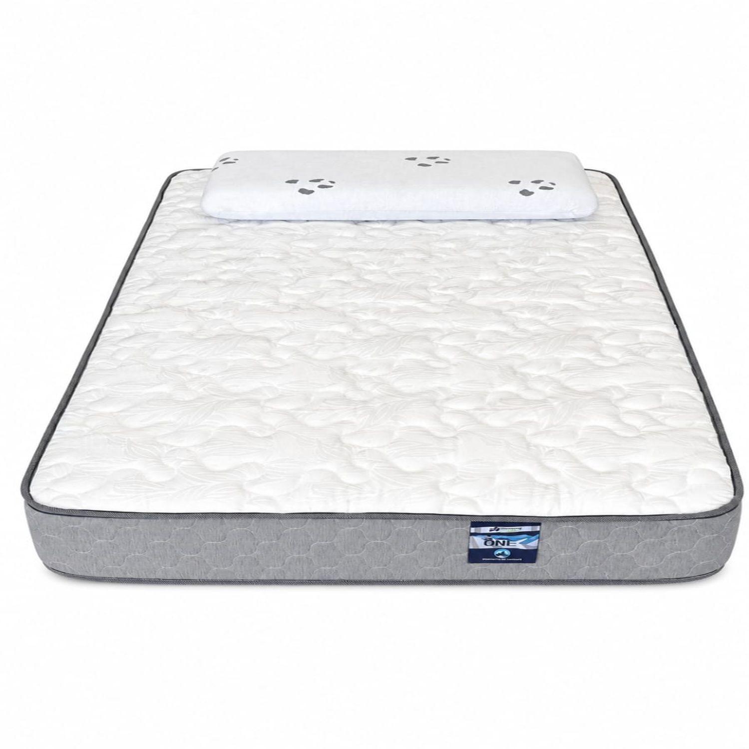 Colchon Nova One 1 5 plazas con Almohada Viscoelastica Panda 80x40x12-2