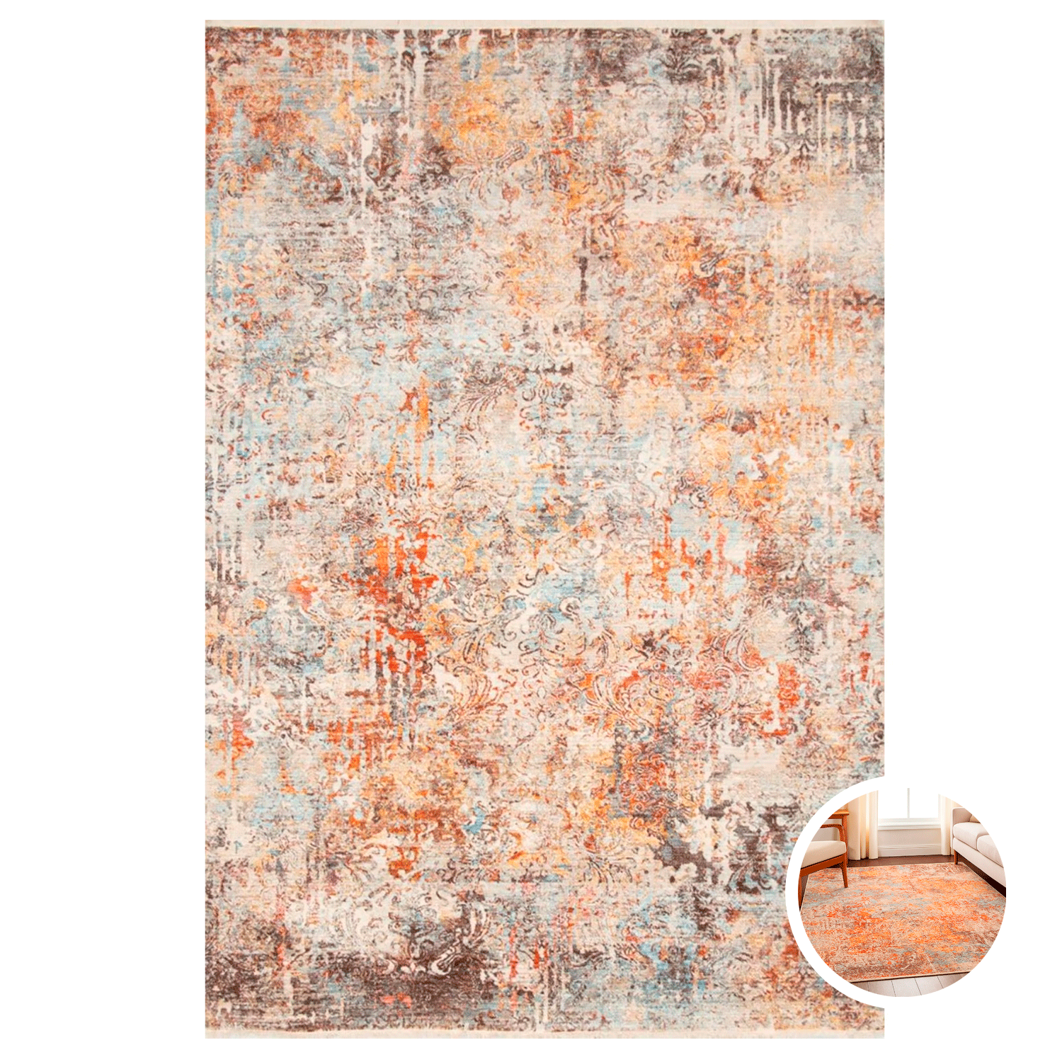 Alfombra BAZHARS Intrigue 544 200x285 cm Multicolor-7