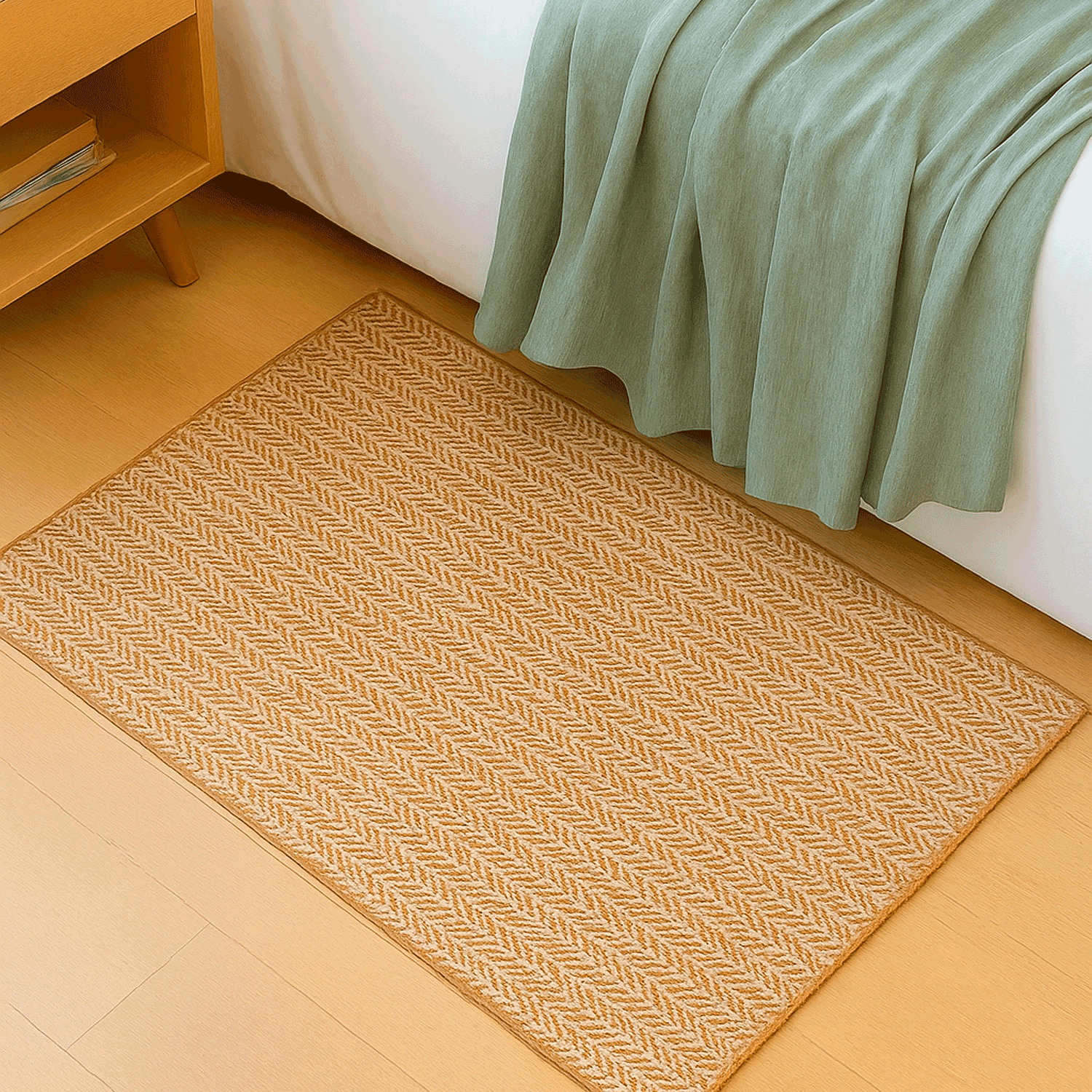 Bajada Cama BAZHARS AM ARLO HONEY 80x120 cm Azul-0