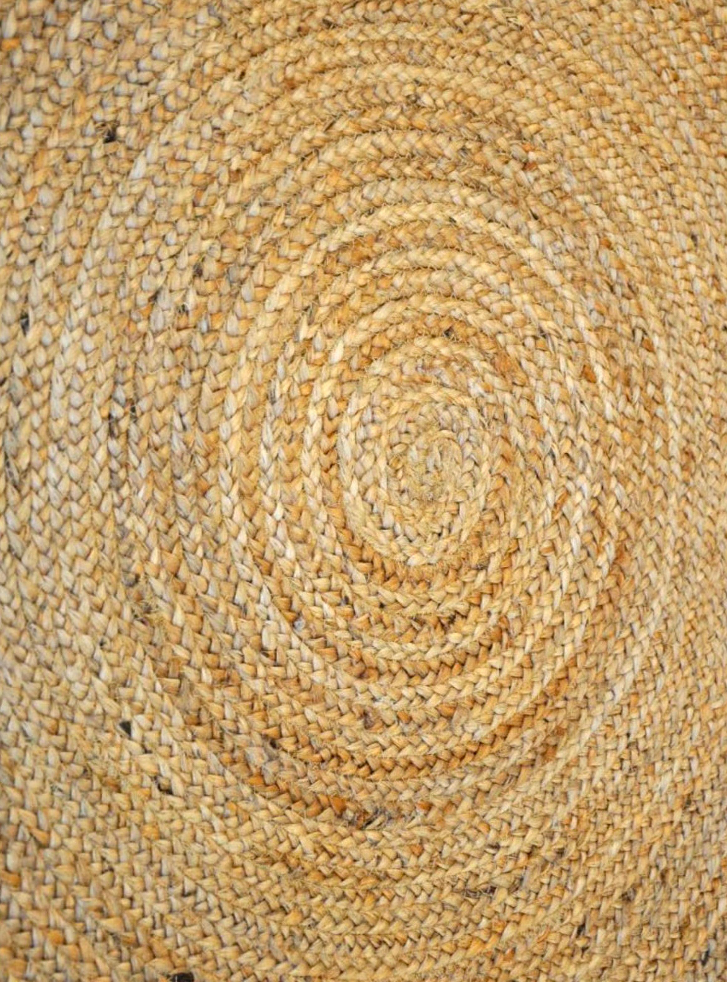 Alfombra Yute Redonda 150 cm Nav Bk 080 Rnd Bazhars-5